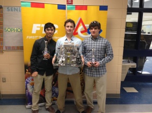 FTC team with trophies